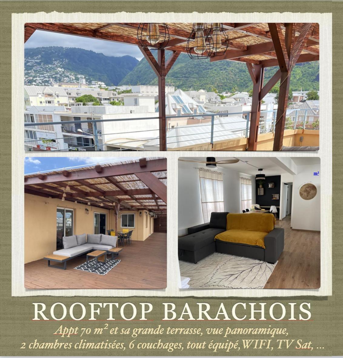 Rare ! Spacieux T3 En Roof-Top Au Barachois - 2 Ch Climatisees - 6 Couchages - Proche Aeroport Saint-Denis Exterior photo